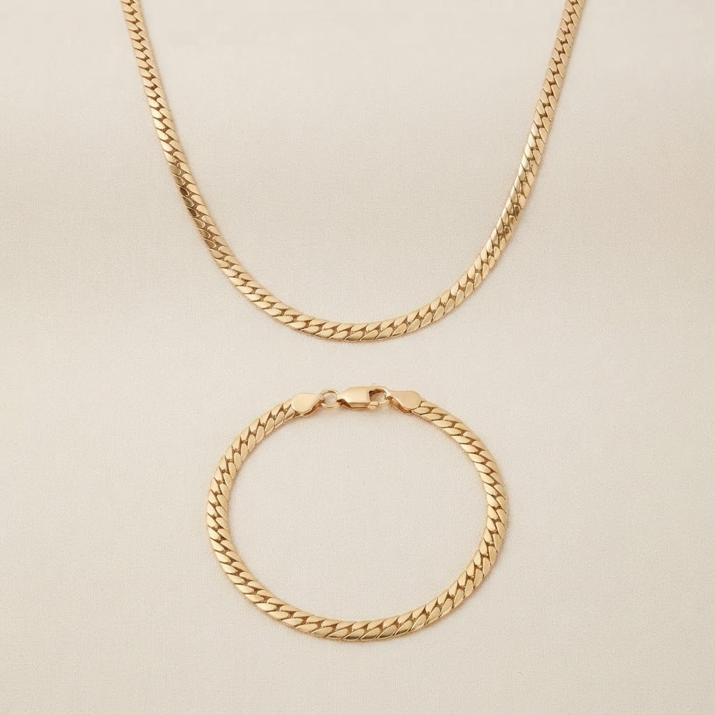 ✨ Set Cadena Serpiente 6/65 + Pulsera Serpiente 6-20  15% OFF✨